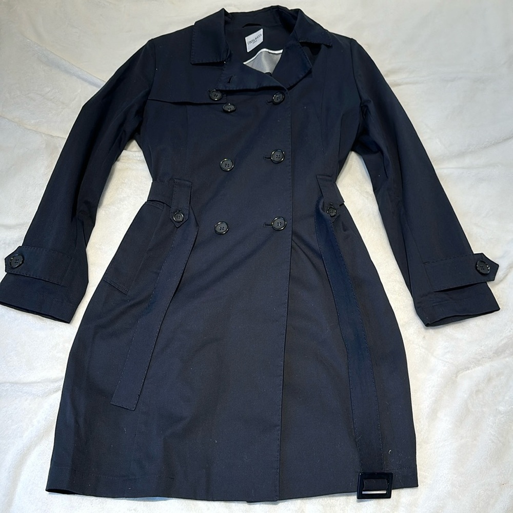 Navy Blue Trench Coat - image 1